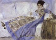 Madame Monet Reading, Pierre-Auguste Renoir